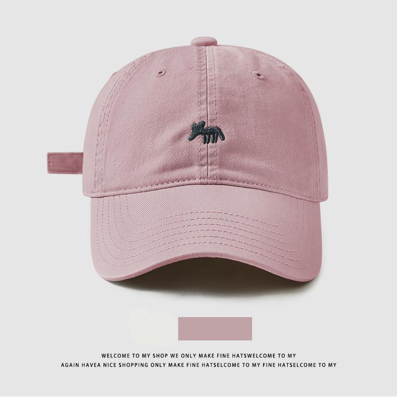 Wholesale Embroidered fox wide brim cap